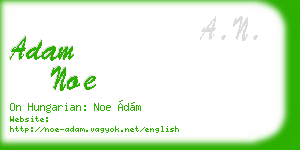 adam noe business card